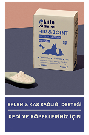 Kito Hip&joint Eklem ve Kas Sağlığı Destekleyici 2g X 15 Saşe