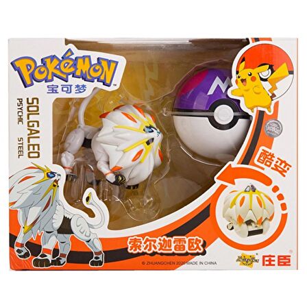 ThreeMB Toys Pokemon Orijinal Lisanslı Elf Topu Solgaleo