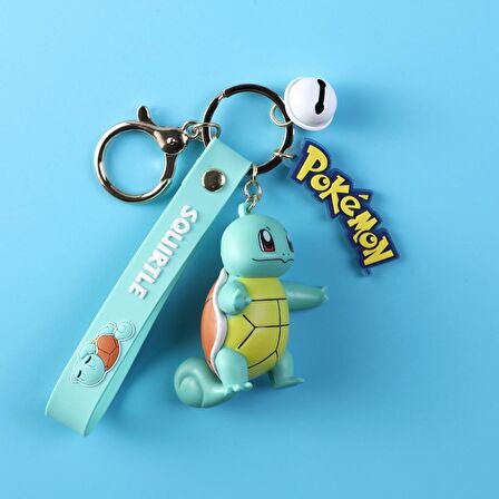 ThreeMB Toys Pokemon Orijinal Lisanslı Anahtarlık Squirtle