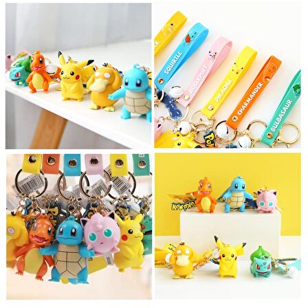 ThreeMB Toys Pokemon Orijinal Lisanslı Anahtarlık Squirtle