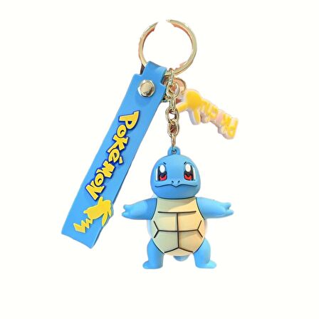 ThreeMB Toys Pokemon Yüksek Kalite Anahtarlık Squirtle