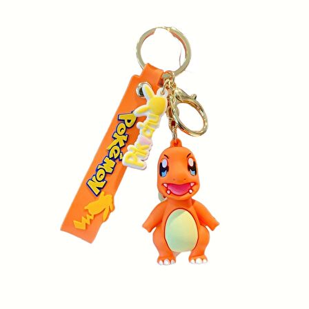 ThreeMB Toys Pokemon Yüksek Kalite Anahtarlık Charmander