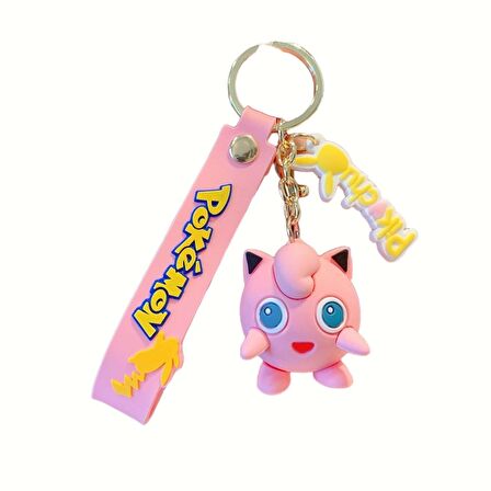 ThreeMB Toys Pokemon Yüksek Kalite Anahtarlık Jigglypuff