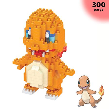 ThreeMB Toys Pokemon 1. Kısım Blok Puzzle Charmander