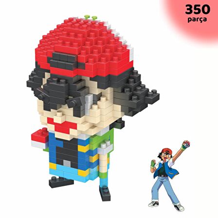 ThreeMB Toys Pokemon 1. Kısım Blok Puzzle Ash Ketchum