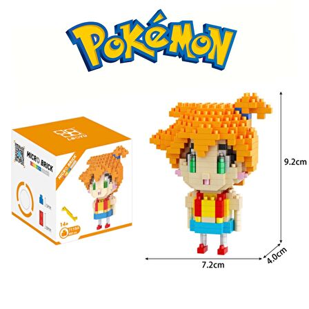 ThreeMB Toys Pokemon 1. Kısım Blok Puzzle Misty