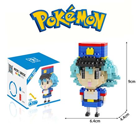 ThreeMB Toys Pokemon 1. Kısım Blok Puzzle Memur Jenny