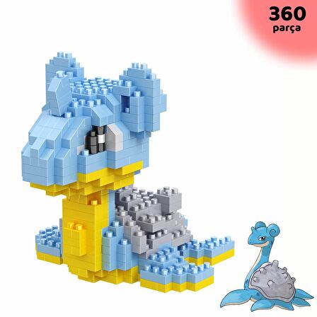 ThreeMB Toys Pokemon 2. Kısım Blok Puzzle Lapras