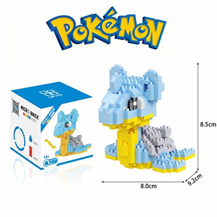 ThreeMB Toys Pokemon 2. Kısım Blok Puzzle Lapras