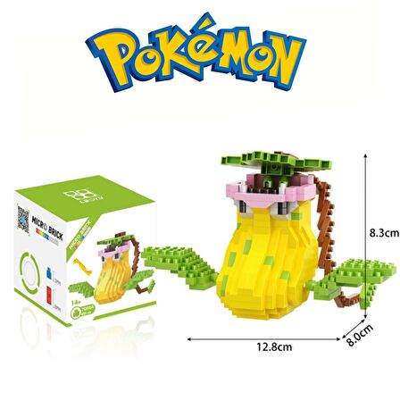 ThreeMB Toys Pokemon 2. Kısım Blok Puzzle Victreebel