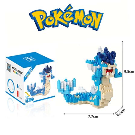 ThreeMB Toys Pokemon 2. Kısım Blok Puzzle Gyarados