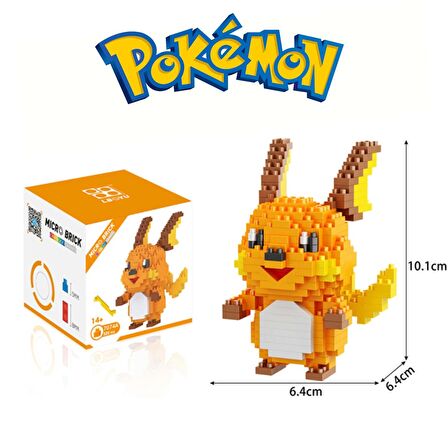 ThreeMB Toys Pokemon 2. Kısım Blok Puzzle Raichu