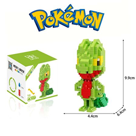 ThreeMB Toys Pokemon 3. Kısım Blok Puzzle Treecko