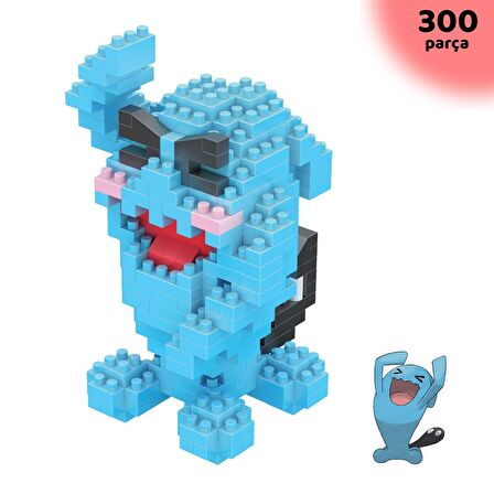 ThreeMB Toys Pokemon 3. Kısım Blok Puzzle Wobbuffet