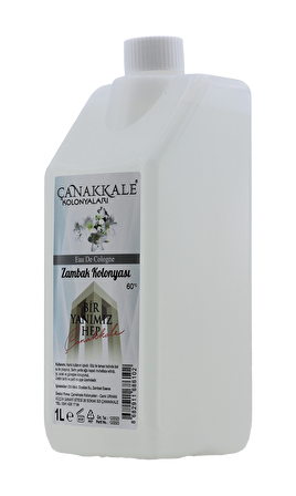 Beyaz Zambak Kolonyası - 1 Litre -(BİDON) Korumalı Kapak - Yeni Model