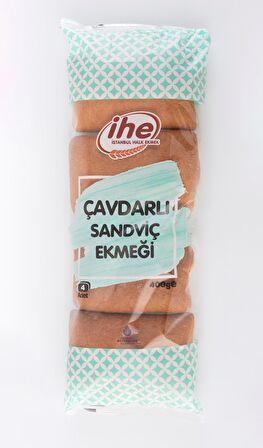 İHE ÇAVDARLI SANDVİÇ EKMEĞİ 400 g (2 ADET)