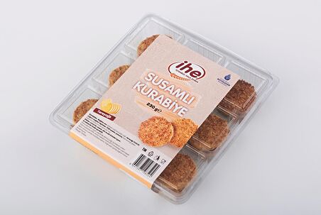 İHE SUSAMLI KURABİYE 230 G (2 ADET)