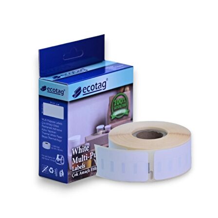 Ecotag Dymo Muadili Yazıcı Etiketi 54 mm x 25 mm