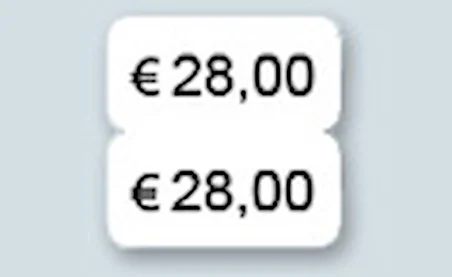 Ecotag Dymo Muadili Yazıcı Etiketi 25 mm x 12 mm