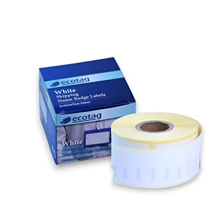 Ecotag Dymo Muadili Yazıcı Etiketi 89 mm x 41 mm
