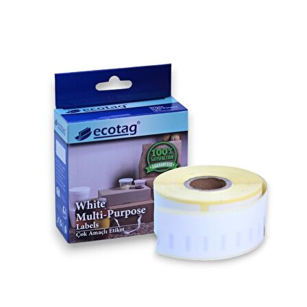 Ecotag Dymo Muadili Yazıcı Etiketi 89 mm x 28 mm