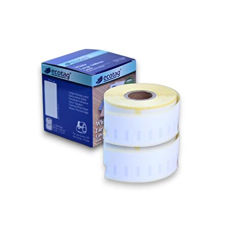 Ecotag Dymo Muadili Yazıcı Etiketi 89 mm x 36 mm