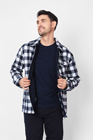 Adam Boxes Oduncu Gömlek Ceket N-Franella - Lacivert