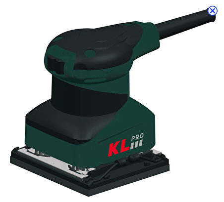 KL PRO KLEZ43110 150Watt Profesyonel Titreşimli Zımpara