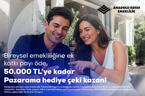Pazarama Sigorta Aracılığıyla Açılmış Bireysel Emeklilik Hesabına Ek Katkı Payı Öde, 50.000 TL’ye Kadar Pazarama Hediye Çeki Kazan! - Pazarama Sigorta