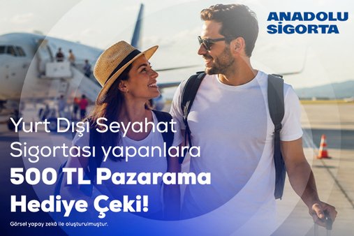 Yurt Dışı Seyahat Sigortası yapanlara 500 TL Pazarama Hediye Çeki! - Pazarama Sigorta