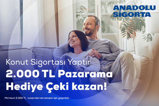 Konut Sigortası Yaptır 2.000 TL Pazarama Hediye Çeki Kazan - Pazarama Sigorta