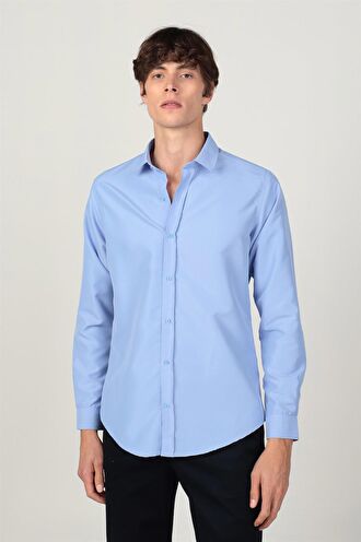 Tudors Slim Fit Kravatlık Erkek Gömlek