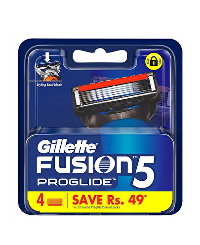 Gillette Fusion Proglide Yedek Tıraş Bıçağı 4'lü