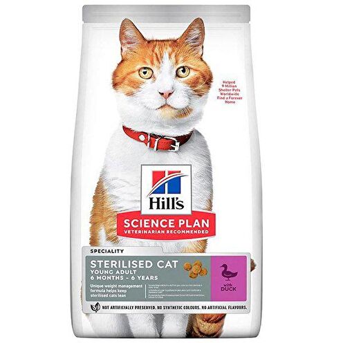Hill’s Sterilised Ördekli Yetişkin Kuru Kedi Maması 10 kg