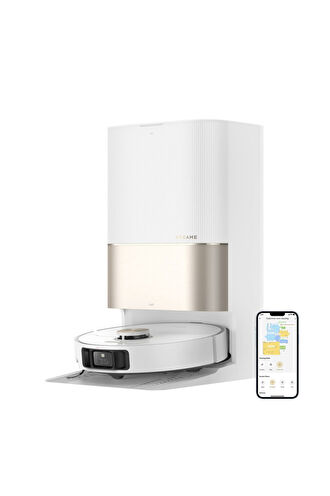 Dreame X40 Ultra Beyaz Çöp İstasyonlu Akıllı Robot Süpürge