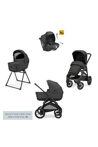 Inglesina Aptica XT Glam Bebek Arabası, Darwin Recline, Portbebe, Stant 4'lü Sistem