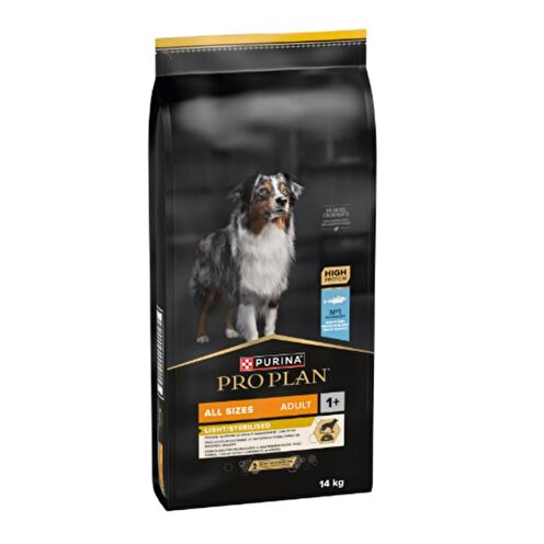 Pro Plan All Size Beyaz Balıklı Sterilised-Light Yetişkin Köpek Maması 14 Kg