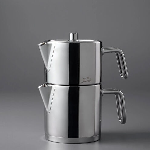 Jumbo Metalix Midi Full Metal Çaydanlık