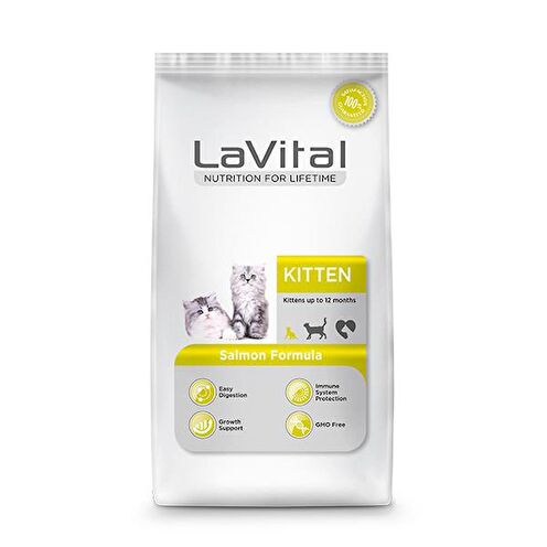 LaVital Kitten Salmon Kedi Maması 12 kg