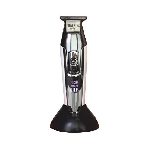 Powertec TR-758 Kablosuz Kuru Saç-Sakal Çok Amaçlı Tıraş Makinesi 