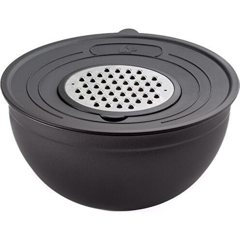 Jumbo Globe 5 Parça Rendeli Saklama Kabı Mat Siyah