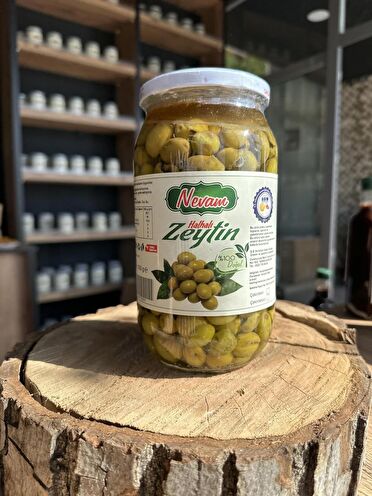 Halhalı Yeşil Zeytin Çekideksiz
