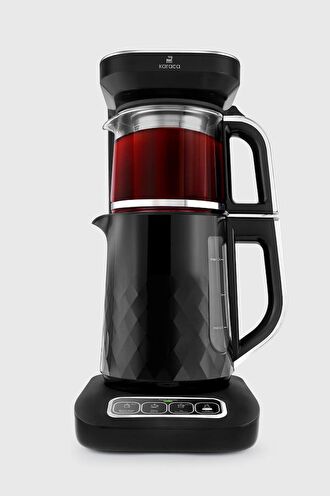 Karaca Robotea Pro Quartz 4 in 1 Konuşan Çay Makinesi Black Chrome