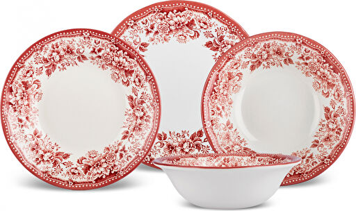 Forever Bone Diana Rose 24 Parça 6 Kişilik Yemek Takımı