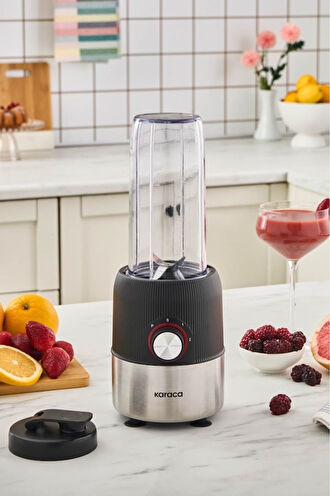 Karaca Blend ve Rush Inox Personal Kişisel Smoothie Blender Black