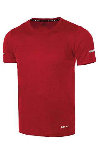 Genius Erkek Nem Emici Hızlı Kuruma Atletik Teknik Performans Spor T-shirt DRIFIT-KISAKOL