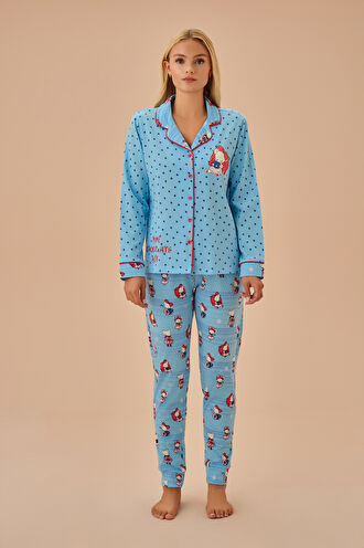 Suwen Lulusu Maskülen Pijama Takımı