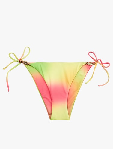 Yanları Bağlama Detaylı İpli Brazilian Bikini Altı