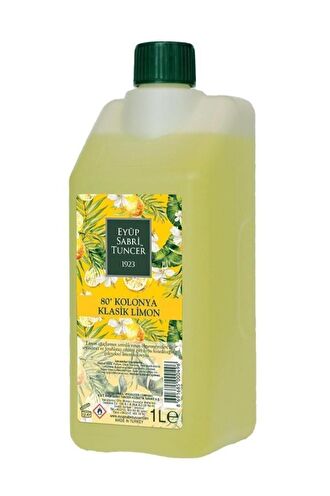 Klasik Limon Kolonyası 1 lt - Koruma Kilitli Kapak