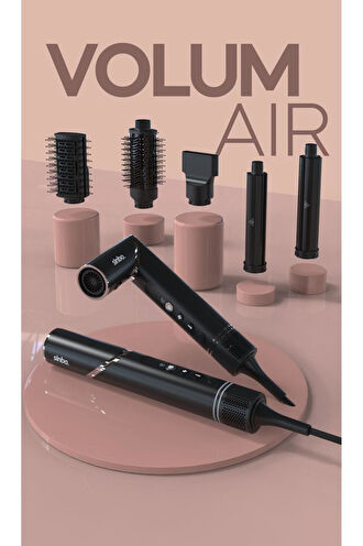 Sinbo SHD-1720 - VolumAir 5 In 1 Katlanabilir Air Saç Kurutma ve Şekillendirme Sistemi